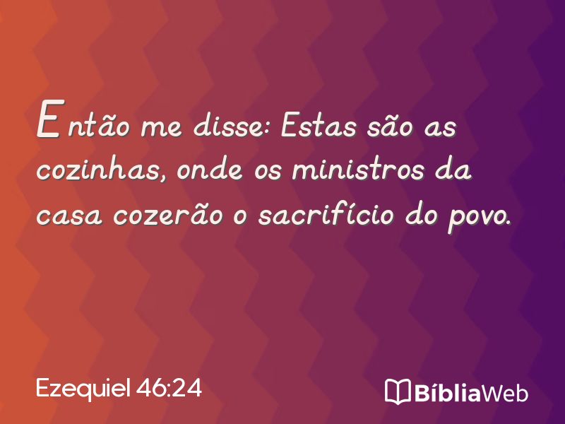 Ezequiel 46:24 em imagem para compartilhar