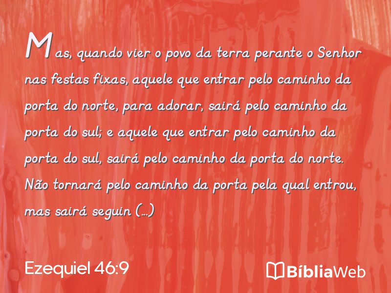 Ezequiel 46:9 em imagem para compartilhar