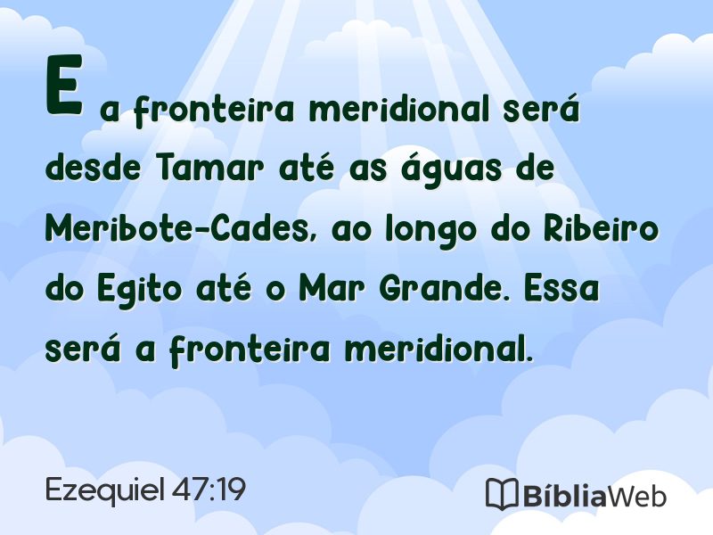 Ezequiel 47:19 em imagem para compartilhar