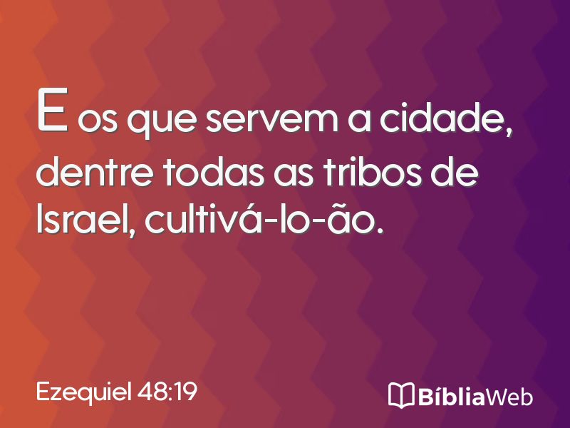 Ezequiel 48:19 em imagem para compartilhar