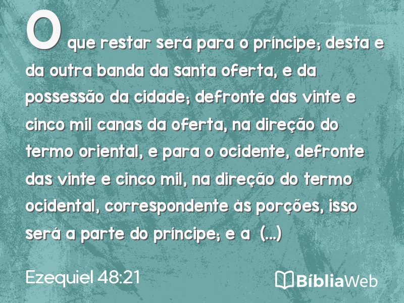 Ezequiel 48:21 em imagem para compartilhar