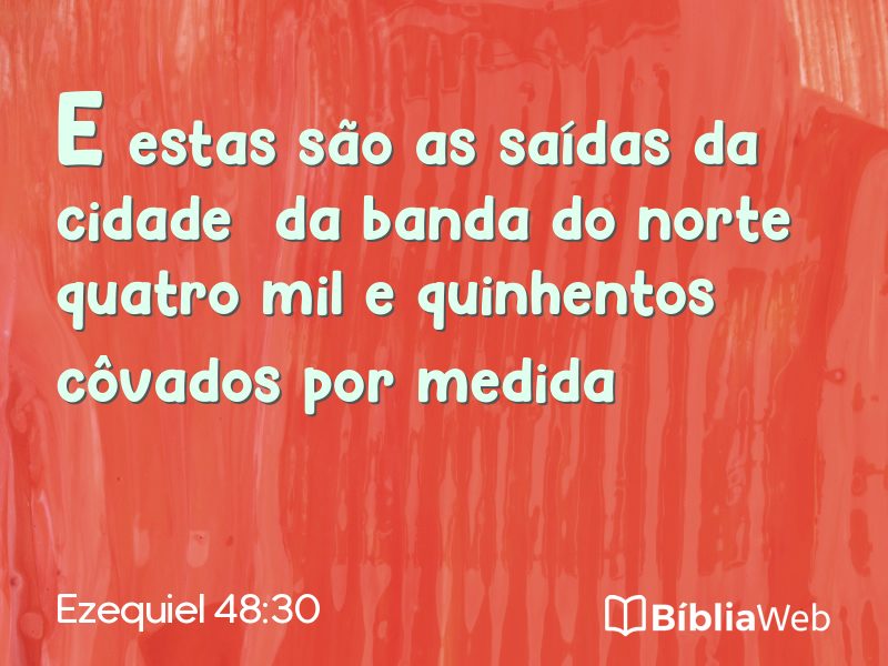 Ezequiel 48:30 em imagem para compartilhar
