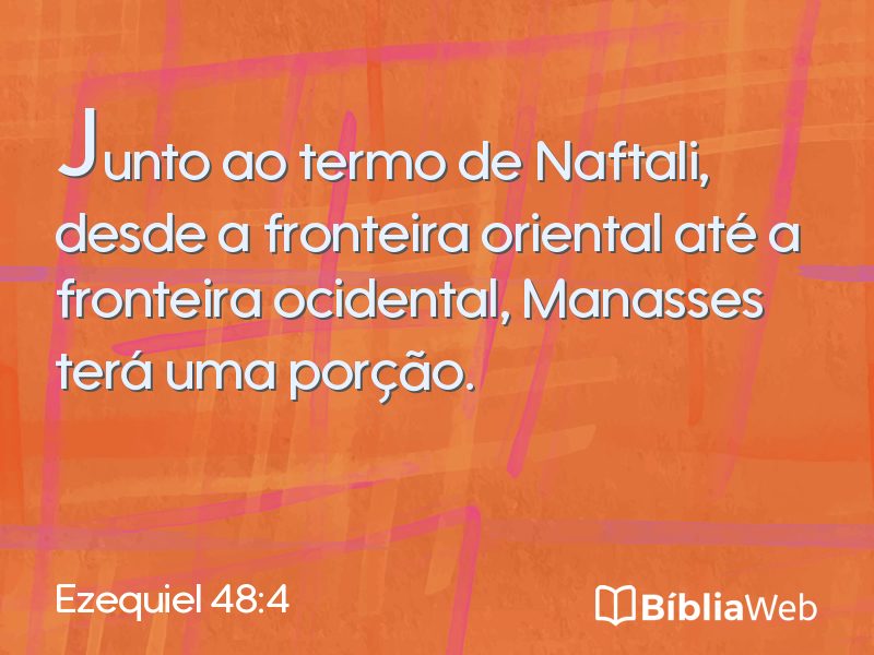 Ezequiel 48:4 em imagem para compartilhar