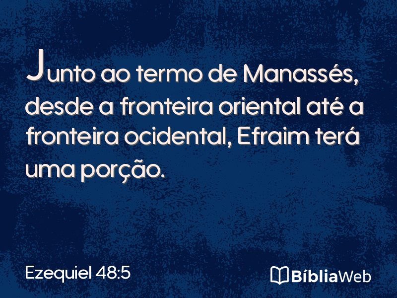 Ezequiel 48:5 em imagem para compartilhar