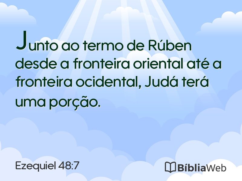 Ezequiel 48:7 em imagem para compartilhar