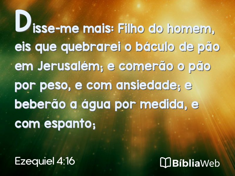 Ezequiel 4:16 em imagem para compartilhar