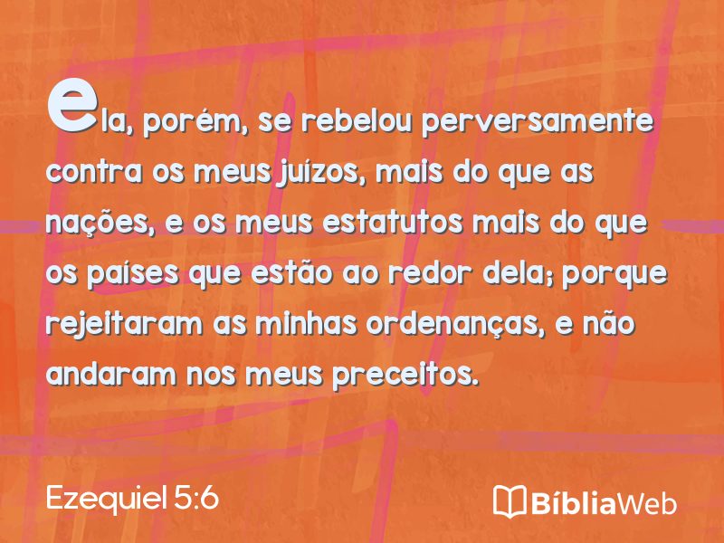 Ezequiel 5:6 em imagem para compartilhar