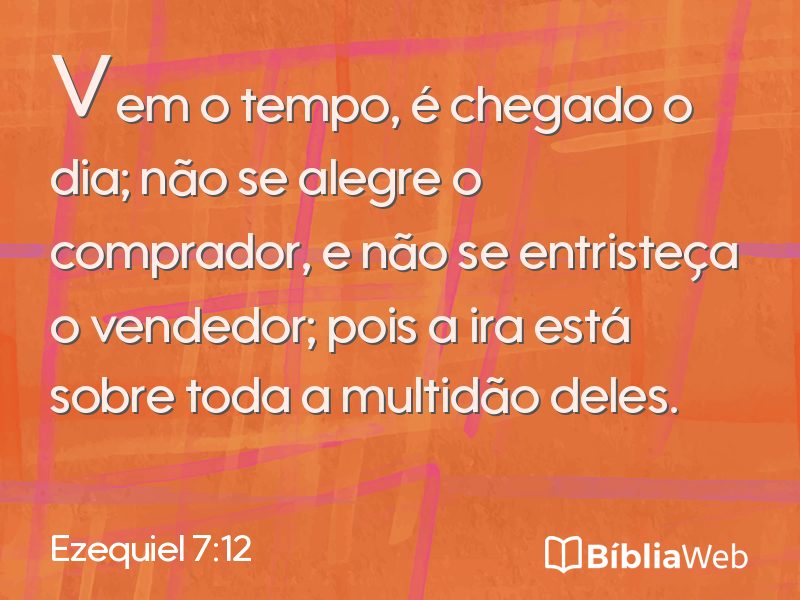 Ezequiel 7:12 em imagem para compartilhar
