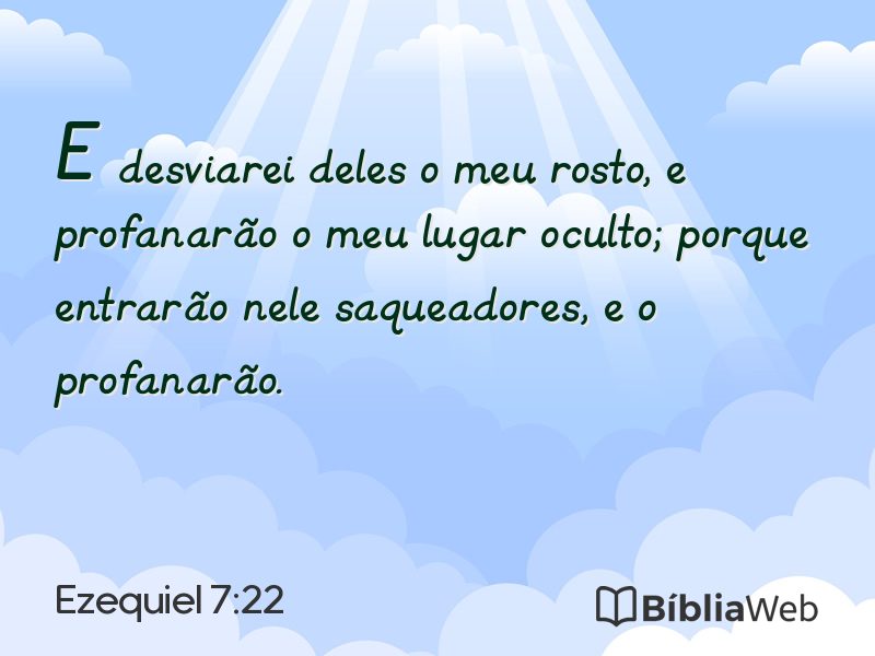 Ezequiel 7:22 em imagem para compartilhar