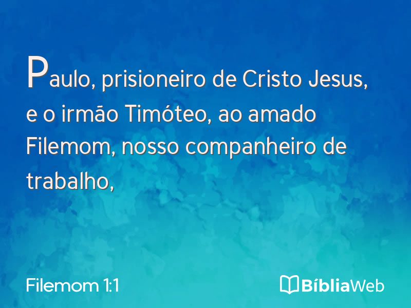 Filemom 1:1 em imagem para compartilhar