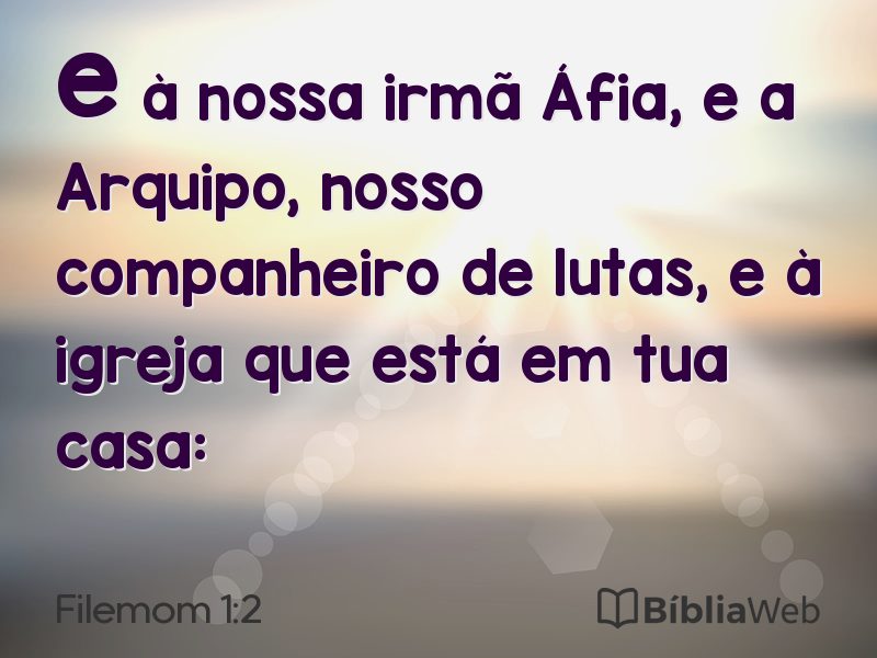 Filemom 1:2 em imagem para compartilhar