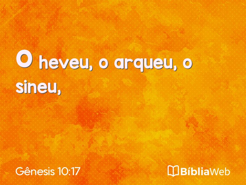 Gênesis 10:17 em imagem para compartilhar