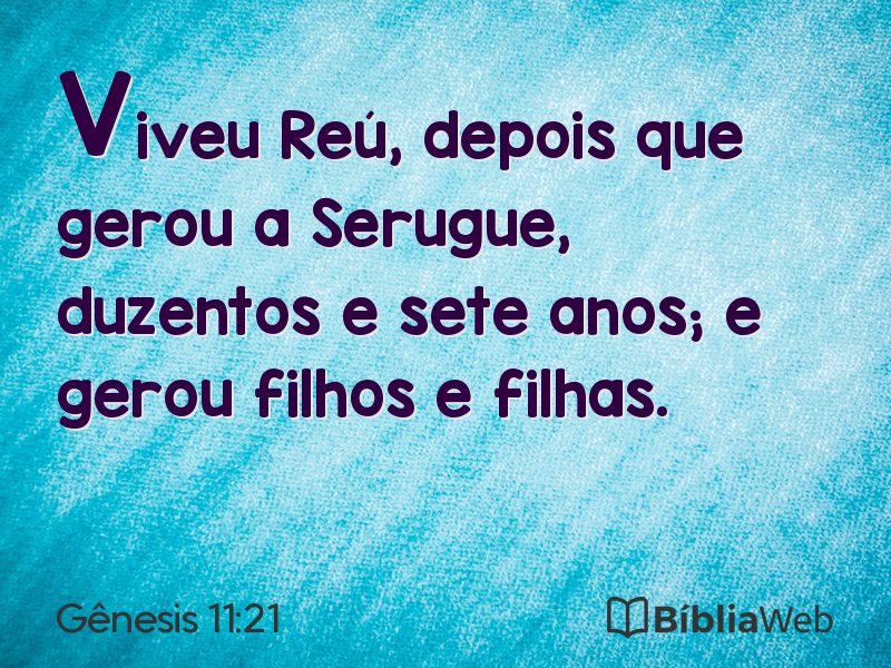 Gênesis 11:21 em imagem para compartilhar