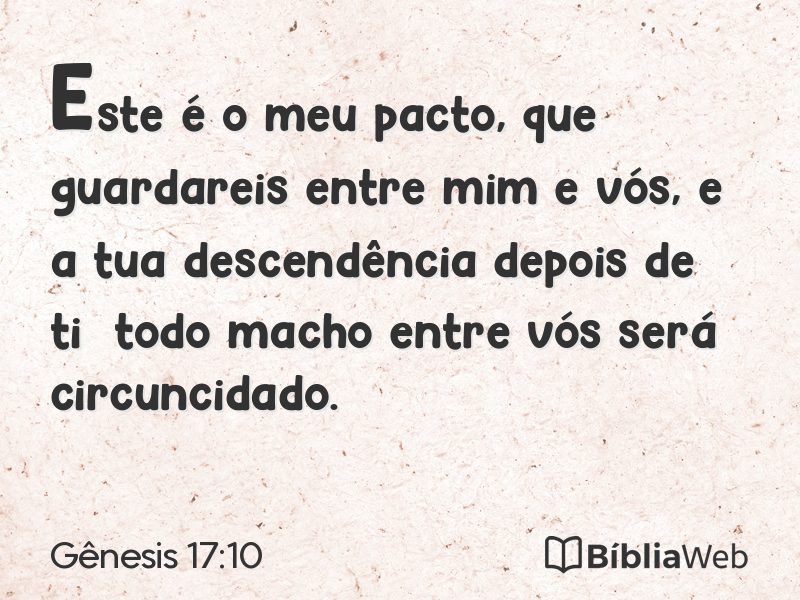 Gênesis 17:10 em imagem para compartilhar