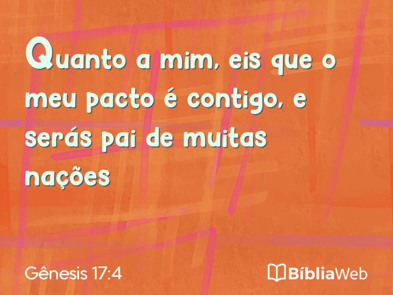Gênesis 17:4 em imagem para compartilhar