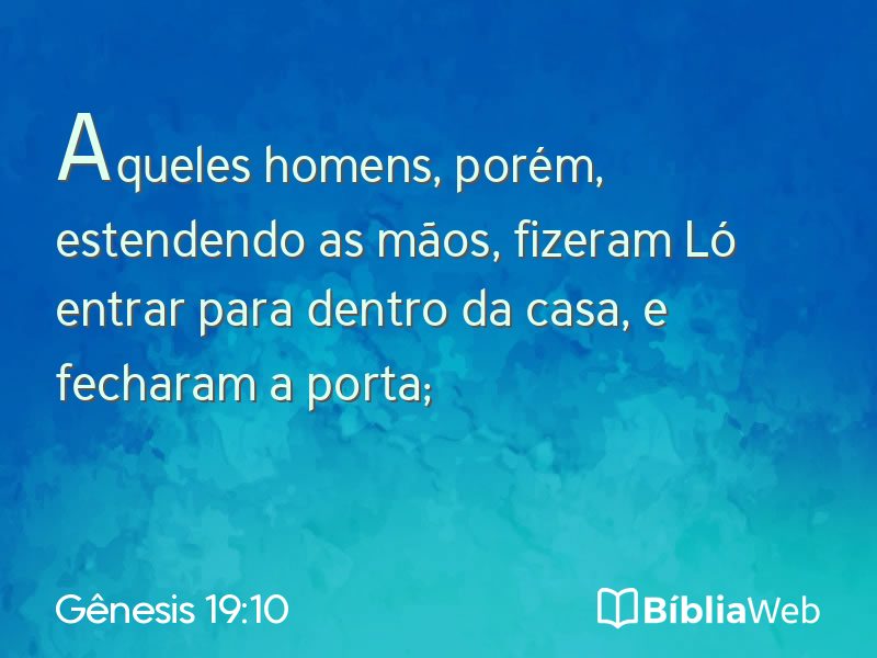 Gênesis 19:10 em imagem para compartilhar