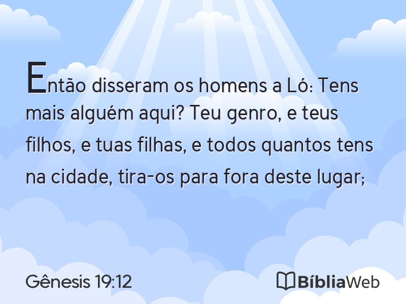 Gênesis 19:12 em imagem para compartilhar