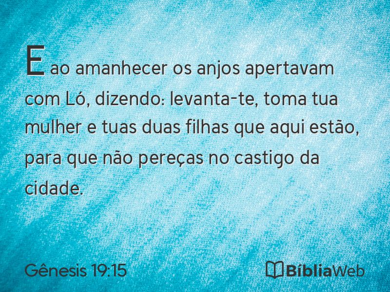 Gênesis 19:15 em imagem para compartilhar
