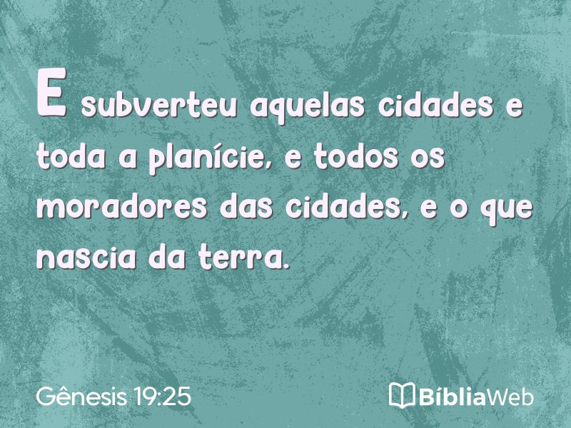 Gênesis 19:25 em imagem para compartilhar