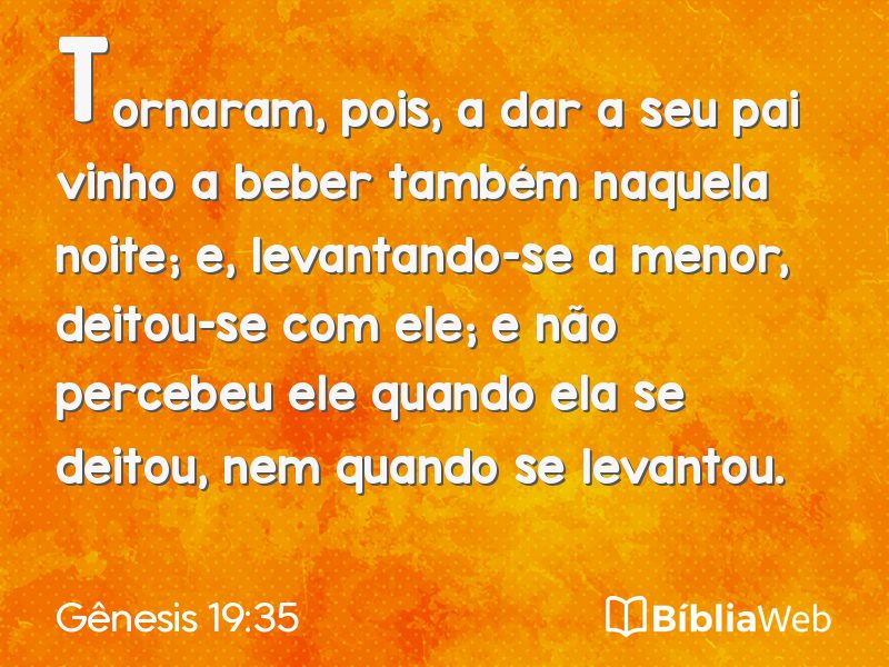 Gênesis 19:35 em imagem para compartilhar