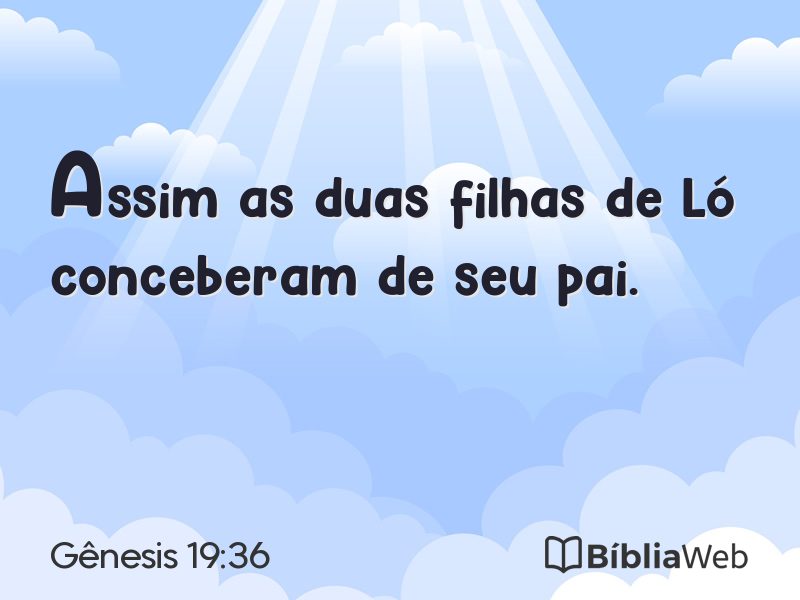 Gênesis 19:36 em imagem para compartilhar