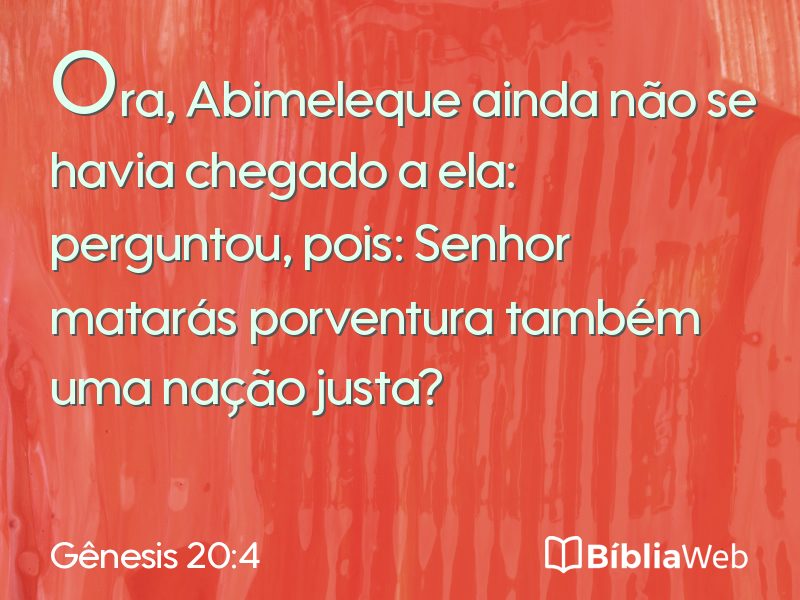Gênesis 20:4 em imagem para compartilhar