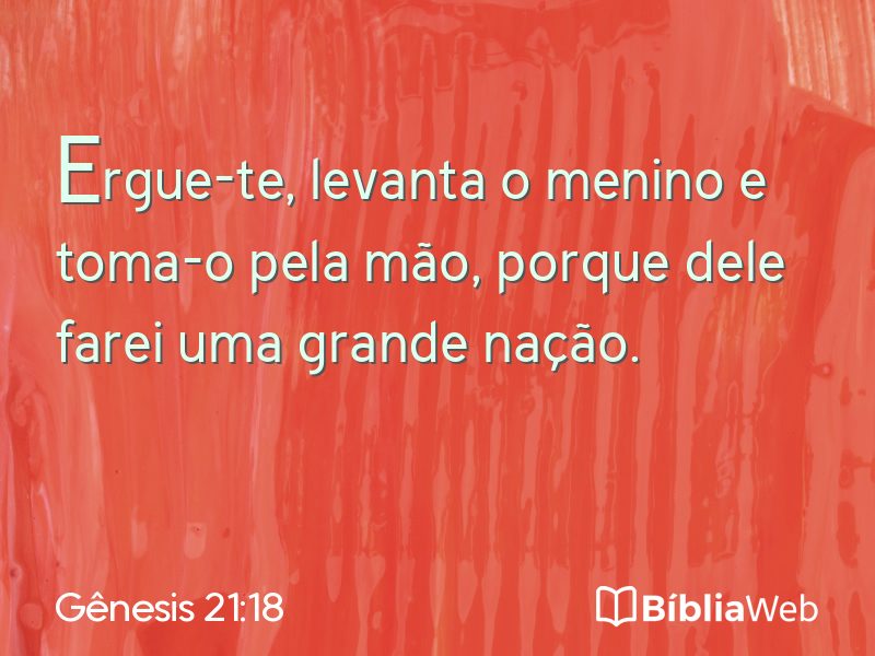 Gênesis 21:18 em imagem para compartilhar