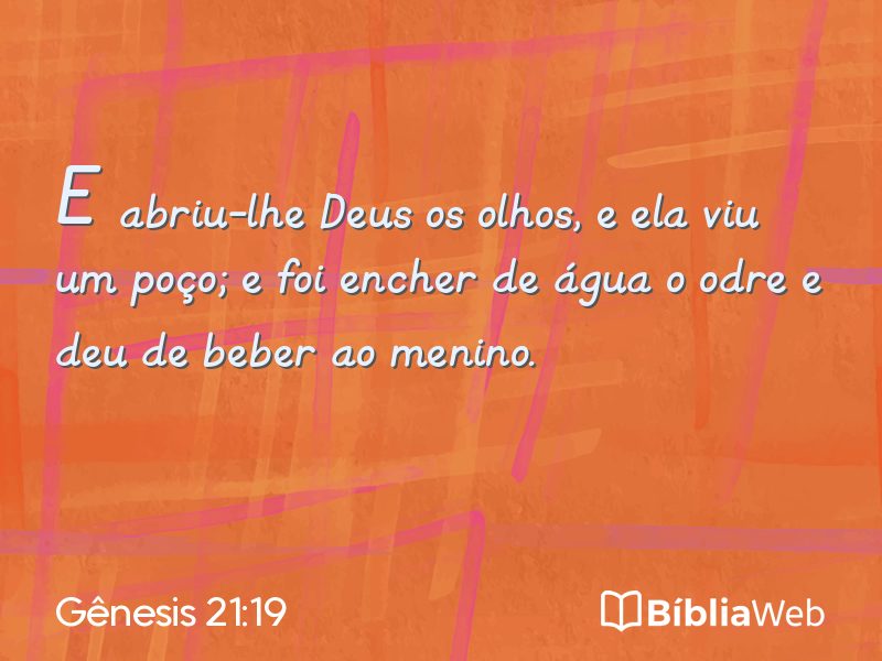 Gênesis 21:19 em imagem para compartilhar