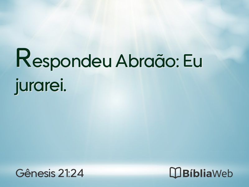 Gênesis 21:24 em imagem para compartilhar