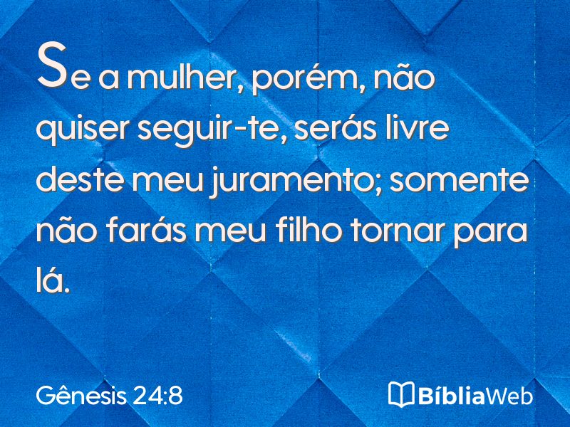Gênesis 24:8 em imagem para compartilhar