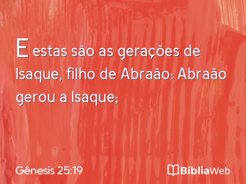 Gênesis 25:19 em imagem para compartilhar