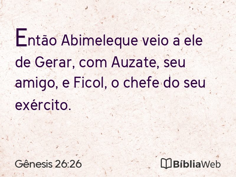 Gênesis 26:26 em imagem para compartilhar