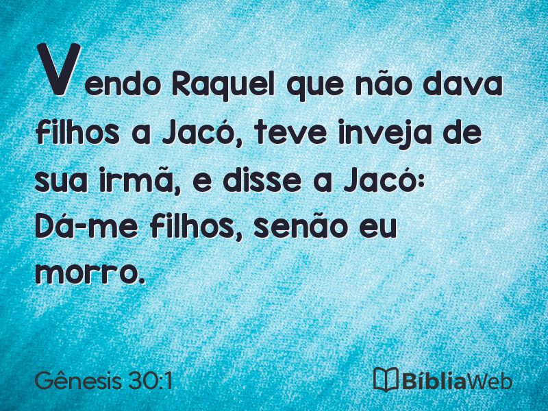 Gênesis 30:1 em imagem para compartilhar