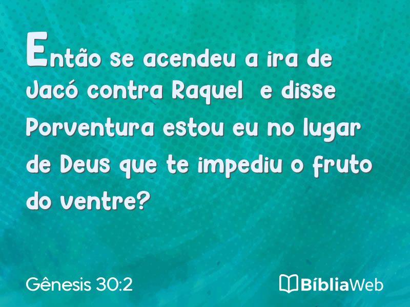 Gênesis 30:2 em imagem para compartilhar