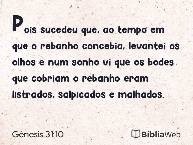 Gênesis 31:10 em imagem para compartilhar