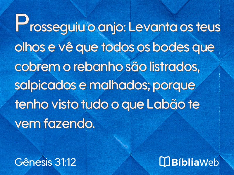 Gênesis 31:12 em imagem para compartilhar