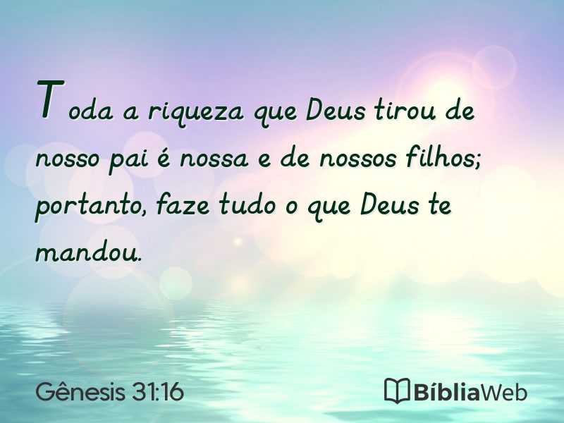 Gênesis 31:16 em imagem para compartilhar