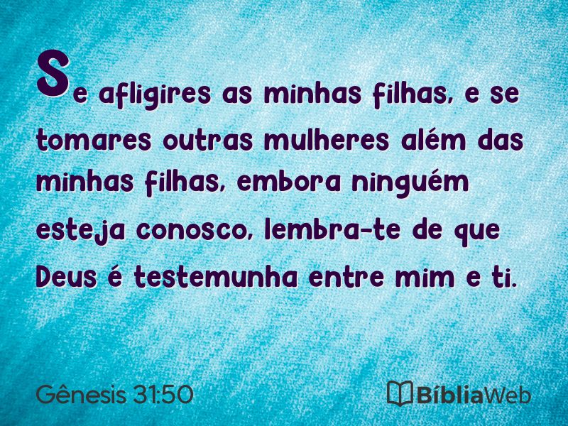Gênesis 31:50 em imagem para compartilhar
