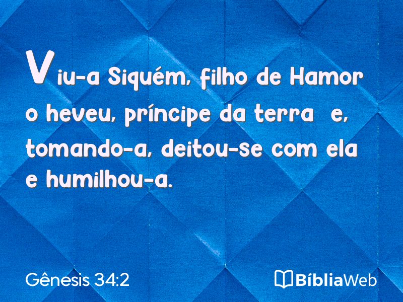 Gênesis 34:2 em imagem para compartilhar