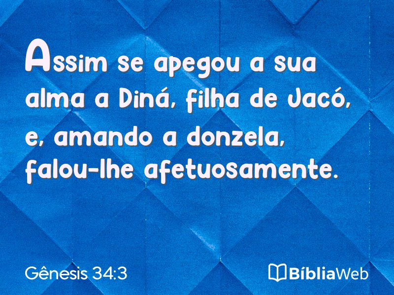Gênesis 34:3 em imagem para compartilhar