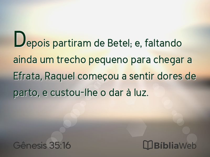 Gênesis 35:16 em imagem para compartilhar