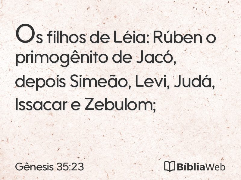 Gênesis 35:23 em imagem para compartilhar