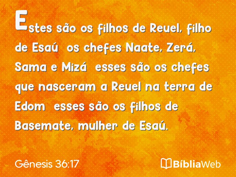 Gênesis 36:17 em imagem para compartilhar