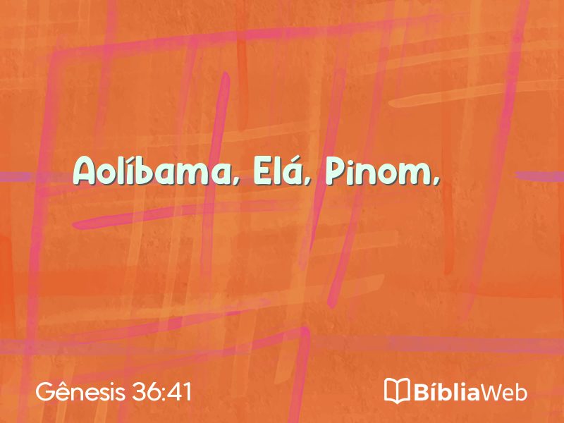 Gênesis 36:41 em imagem para compartilhar