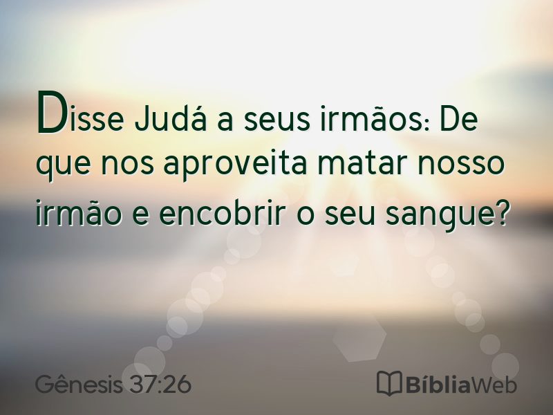 Gênesis 37:26 em imagem para compartilhar