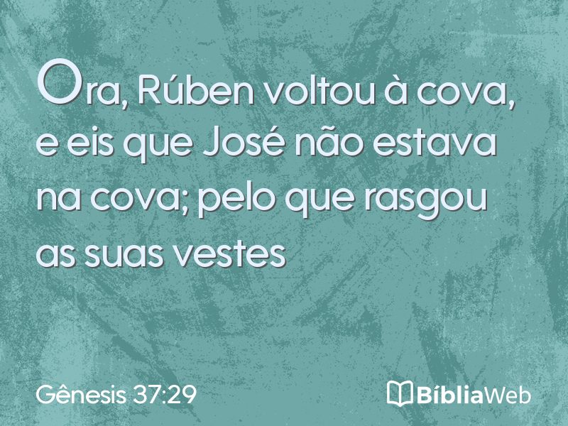 Gênesis 37:29 em imagem para compartilhar