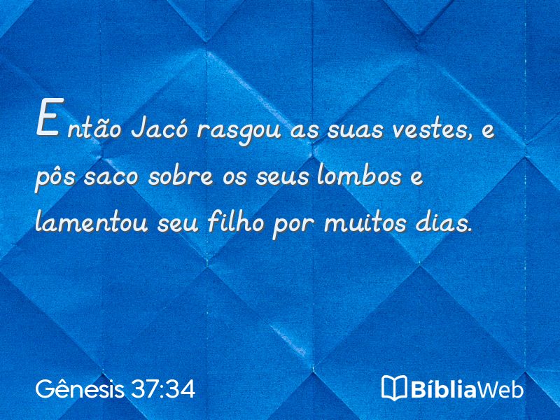 Gênesis 37:34 em imagem para compartilhar