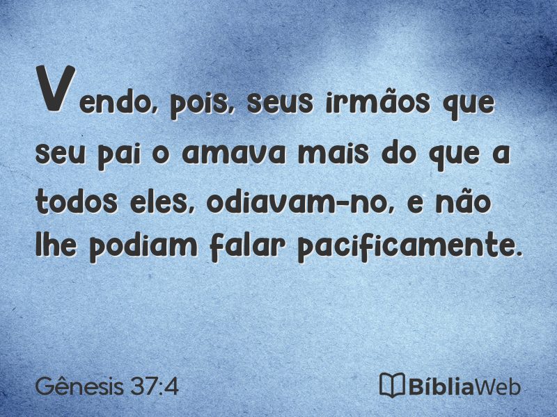 Gênesis 37:4 em imagem para compartilhar