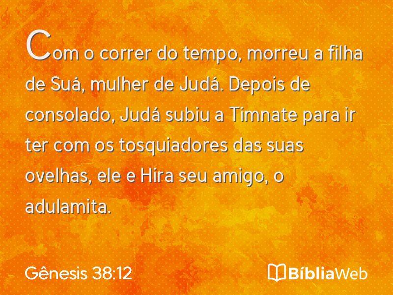 Gênesis 38:12 em imagem para compartilhar