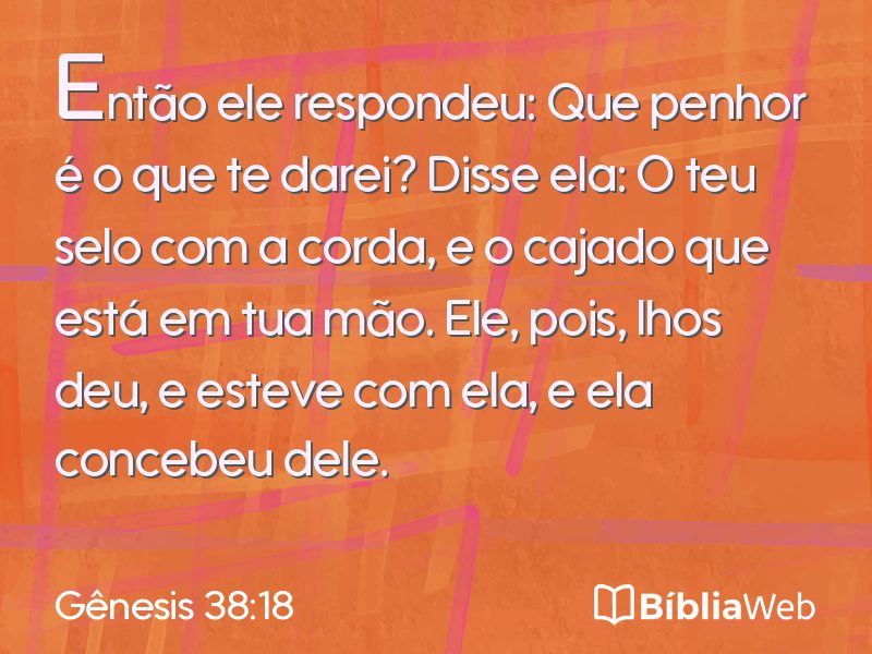 Gênesis 38:18 em imagem para compartilhar
